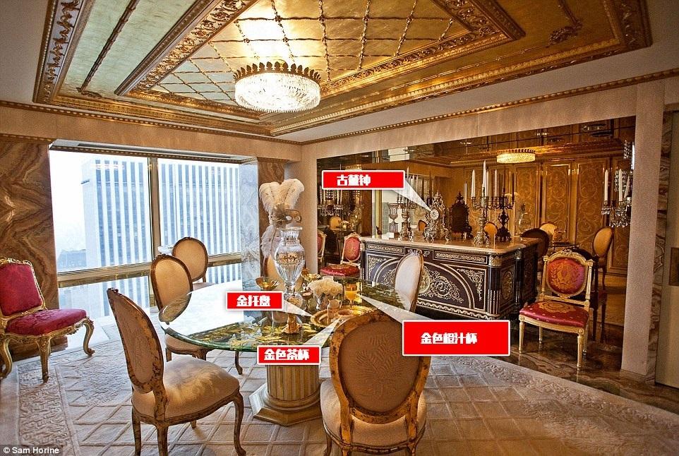 別墅設(shè)計(jì)案例-特朗普豪宅客廳